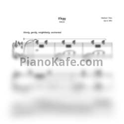 Ноты Vladimir Titov - Elegy (Sakura, Spring) Op.11 No.2 - предпросмотр