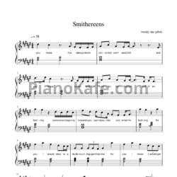 Ноты Twenty one pilots - Smithereens - предпросмотр