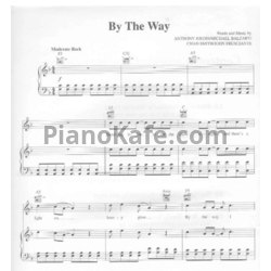 Ноты Red Hot Chili Peppers - By the way - предпросмотр