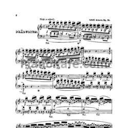 Ноты А. Йенсен - Прелюдия и романс (Op. 19) - предпросмотр