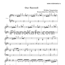 Ноты Within Temptation - Our farewell - предпросмотр