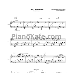 Ноты Carter Burwell - 1m01 opening - предпросмотр