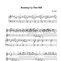 Ноты Kate Bush - Running up that hill