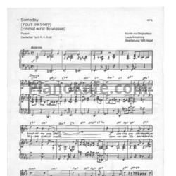 Ноты Louis Armstrong - Kind Of Jazz. Klavier Gesang (Книга нот) - предпросмотр