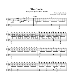 Ноты Koji Kondo - The castle - предпросмотр