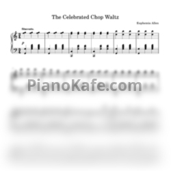 Ноты Euphemia Allen - The Celebrated Chop Waltz - предпросмотр