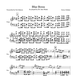 Ноты Kenny Dorham - Blue Bossa