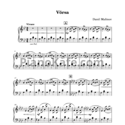 Ноты Danil Malinov - Vörsa - предпросмотр