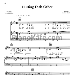 Ноты The Carpenters - Hurting each other - предпросмотр
