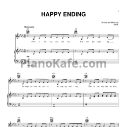 Ноты Mika - Happy ending - предпросмотр