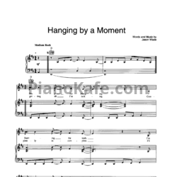 Ноты Lifehouse - Hanging by a moment