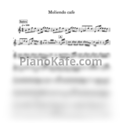 Ноты Martin Zarzar - Moliendo cafe (Переложение для трубы) - предпросмотр