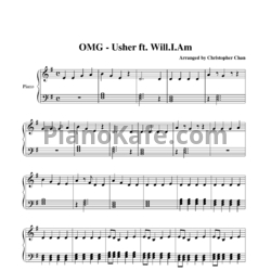 Ноты Usher feat. Will.I.Am - OMG - предпросмотр