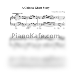 Ноты James Wong Jim - A Chinese ghost story