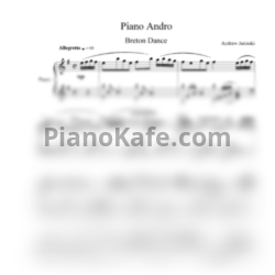 Ноты Andrew Jasinski - Piano andro (breton dance) - предпросмотр