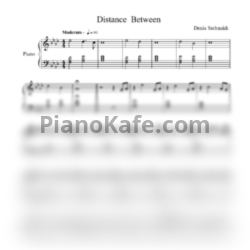 Ноты Denis Stelmakh - Distance between - предпросмотр
