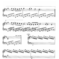 Ноты David Lanz - Valencia - предпросмотр