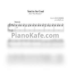 Ноты Hans Zimmer - You're so cool - предпросмотр