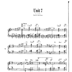 Ноты Wynton Kelly - Unit 7 - предпросмотр