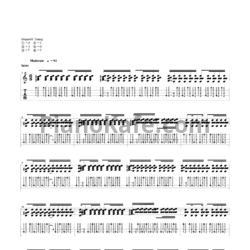 Ноты Bullet For My Valentine - All these things I hate