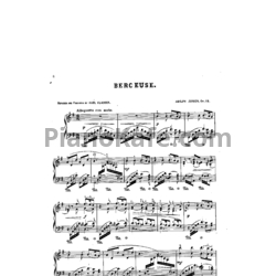 Ноты А. Йенсен - Колыбельная для фортепиано (Op. 12) - предпросмотр