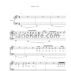 Ноты Beyonce - I care - предпросмотр