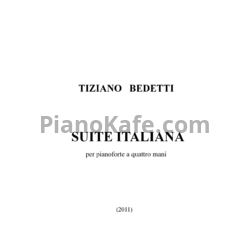Ноты Tiziano Bedetti - Suite Italiana (для фортепиано в 4 руки) - предпросмотр