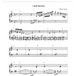 Ноты Gloria Estefan - I will survive (Версия 2) - предпросмотр