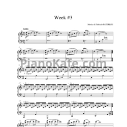 Ноты Fabrizio Paterlini - Week #3 - предпросмотр