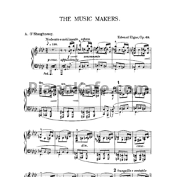 Ноты Эдуард Элгар - Музыканты (Op. 69) - предпросмотр