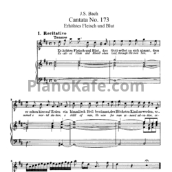 Ноты И. Бах - Кантата №173 "Erhohtes fleisch und blut" (BWV 173) - предпросмотр