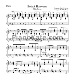 Ноты Patrick Carney - BoJack horseman main theme
