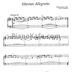 Ноты John Tesh - Siberian alegretto