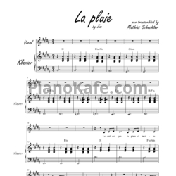 Ноты Zaz - La pluie - предпросмотр