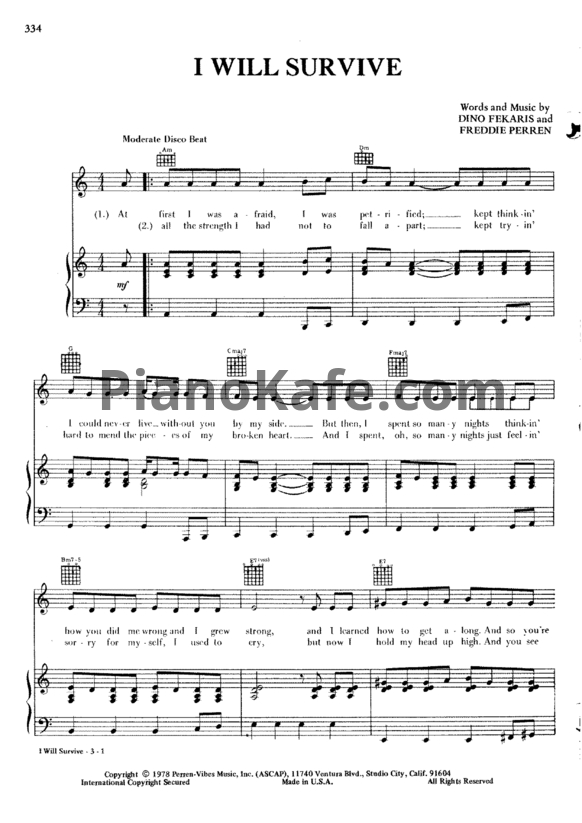 Ноты Ай-Кыс Кыргыс - Переживу - PianoKafe.com