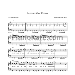 Ноты Weezer - Represent