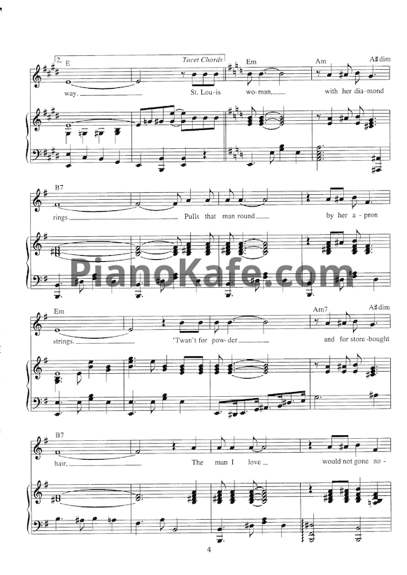 Ноты W. C. Handy - St. Louis blues - PianoKafe.com