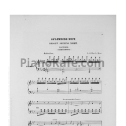 Ноты Л. Гоббартс - Яркая блестящая ночь. Ноктюрн для фортепиано (Op. 41)