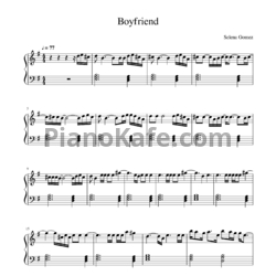 Ноты Selena Gomez - Boyfriend - предпросмотр