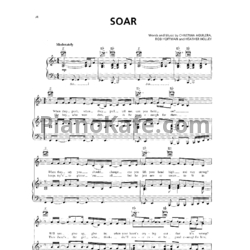 Ноты Christina Aguilera - Soar - предпросмотр