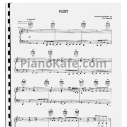 Ноты Roxette - Paint - предпросмотр