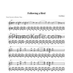 Ноты Ezio Bosso - Following a bird