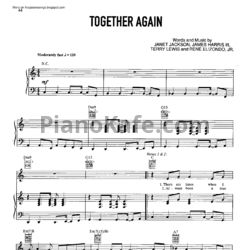 Ноты Janet Jackson - Together again