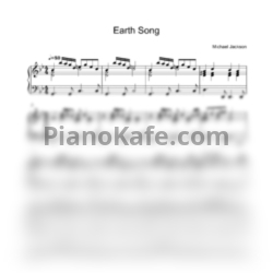 Ноты Michael Jackson - Earth song (Версия 2) - предпросмотр