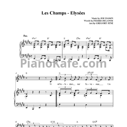 Ноты Joe Dassin - Les champs - предпросмотр