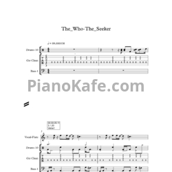 Ноты The Who - The seeker - предпросмотр