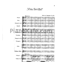 Ноты Пабло де Сарасате - Да здравствует Севилья! (Соч. 38) - предпросмотр