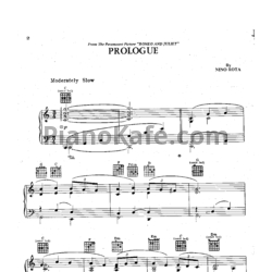 Ноты Franco Zeffirelli - Romeo & Juliet (Книга нот) - предпросмотр