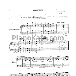Ноты Чезаре Чиарди - Венецианский карнавал (Op. 22). Партия фортепиано - предпросмотр
