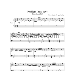 Ноты Ariana Grande ft. Iggy Azalea - Problem (Версия 2) - предпросмотр